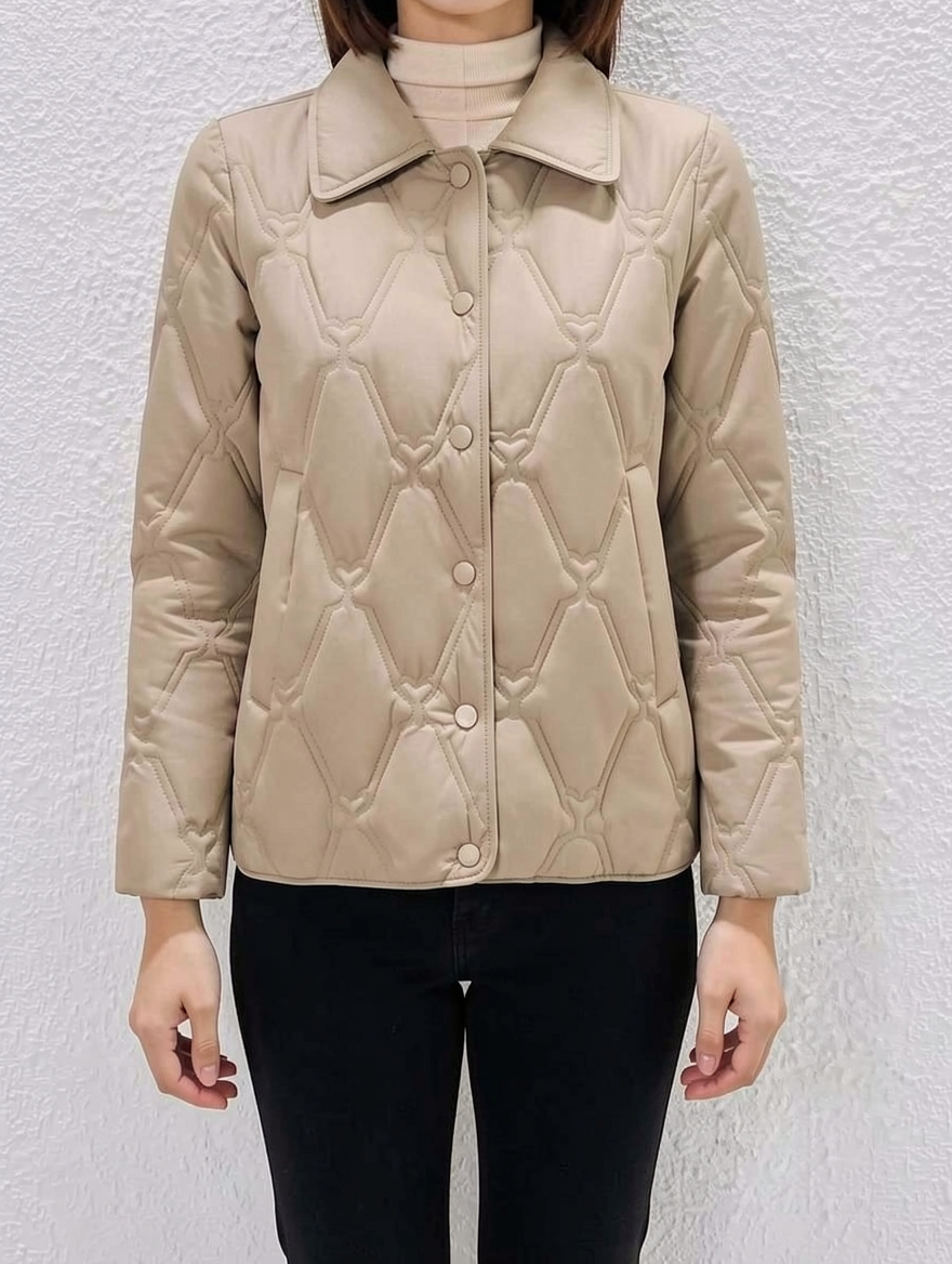 THE DUCK ULTRA LIGHT JACKET ベージュ Ultra-light Duck Down Jacket B8 | LookHub