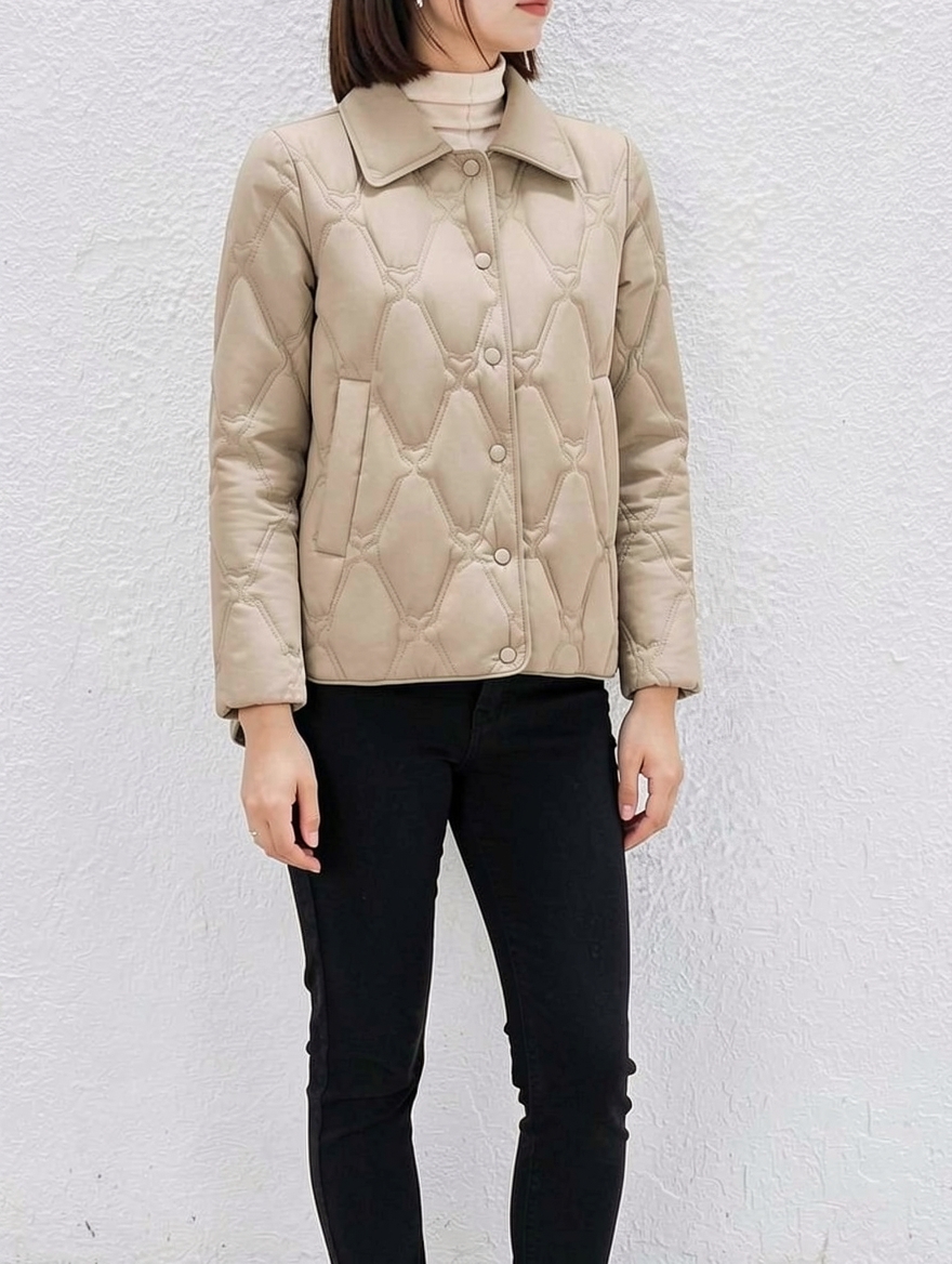 THE DUCK ULTRA LIGHT JACKET ベージュ Ultra-light Duck Down Jacket B8 | LookHub | LookHub